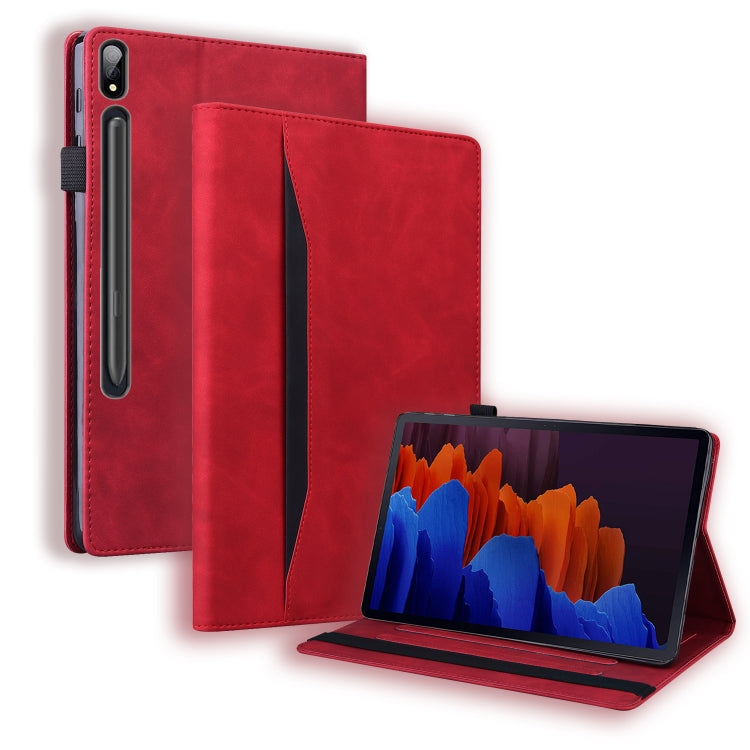 Business Shockproof Horizontal Flip Leather Case with Holder & Card Slots & Photo Frame & Pen Slot & Sleep / Wake-up Function, For iPad Pro 11 inch 2021 & 2018 / Air 2020 10.9, For Lenovo M10 Plus TB-X606F, For Lenovo M10 FHD REL TB-X605FC / TB-X605LC...