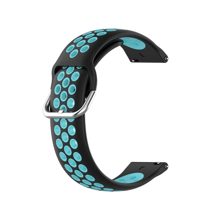 For Huawei Watch 3 / 3 Pro 22mm Sport Two-color Silicone Replacement Strap Watchband