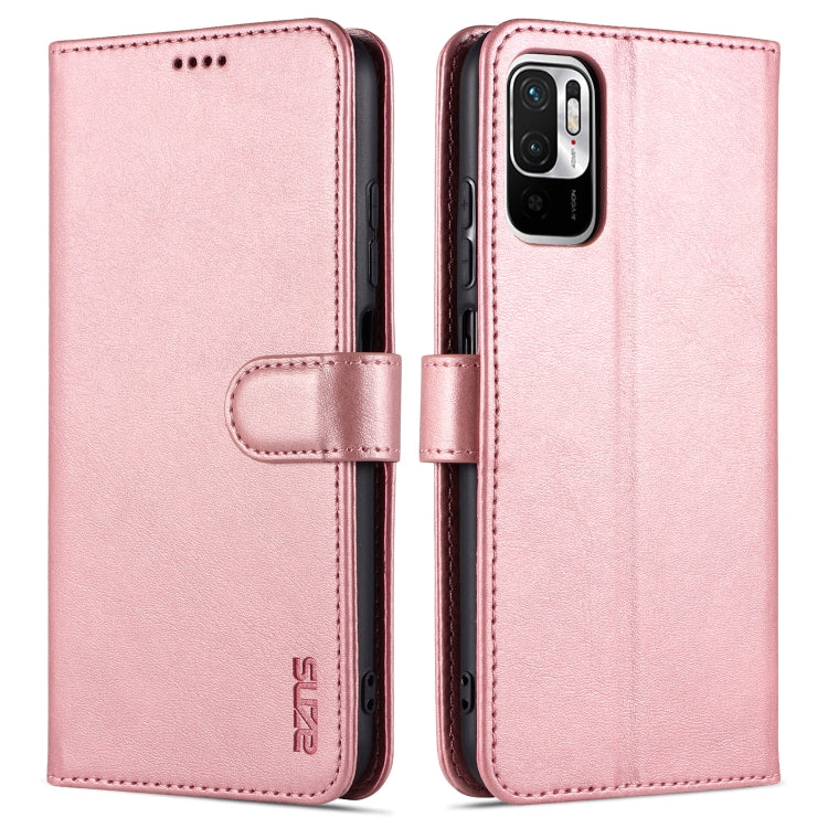 AZNS Skin Feel Calf Texture Horizontal Flip Leather Case with Card Slots & Holder & Wallet, For Xiaomi Redmi K40 Pro, For Xiaomi Poco F3, For Xiaomi Redmi Note 9 5G, For Xiaomi Redmi Note 10 5G