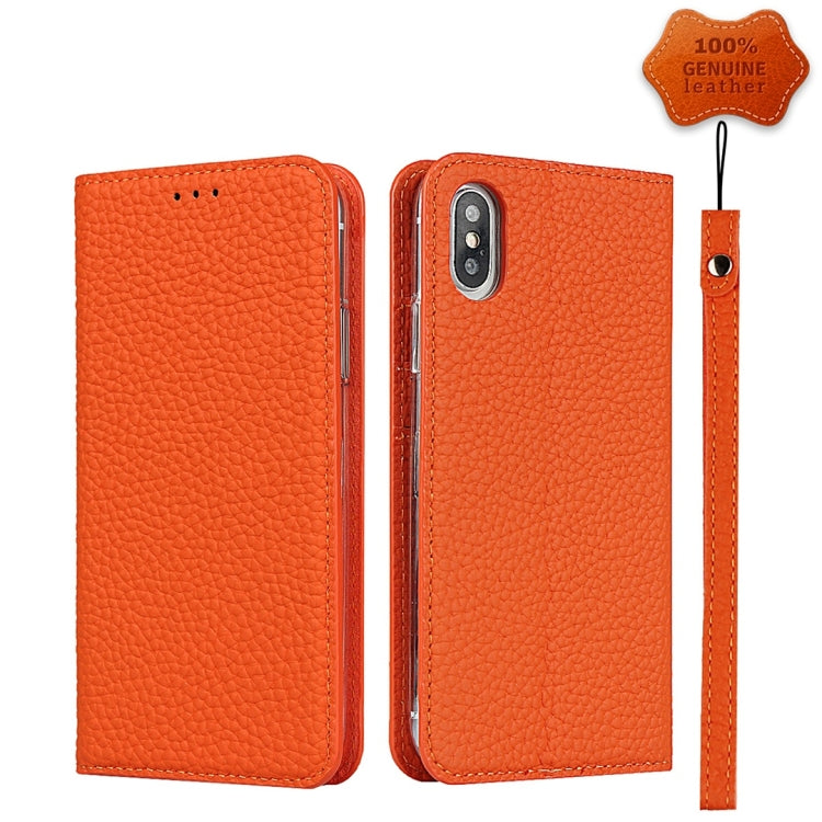 Litchi Texture Horizontal Flip Top Layer Cowhide Leather Case with Holder & Card Slots & Wallet & Strap & Wire Winder, For iPhone 6 & 6s, For iPhone 6 Plus & 6s Plus, For iPhone XR, For iPhone XS Max