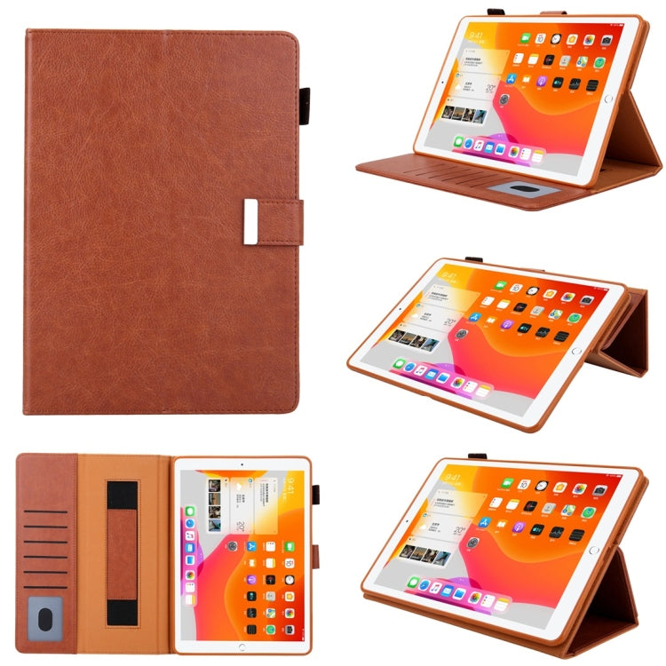 Business Style Horizontal Flip Leather Case with Holder & Card Slot & Photo Frame & Wallet & Hand Strap & Sleep / Wake-up Function, For iPad Pro 11 inch （2018）