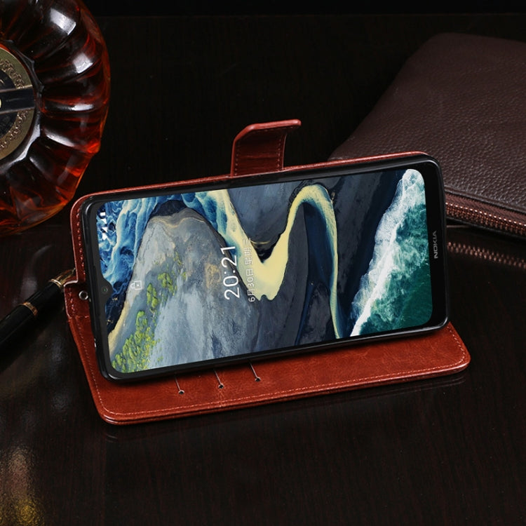 idewei Crazy Horse Texture Horizontal Flip Leather Case with Holder & Card Slots & Wallet, For vivo Y12S 2021, For vivo Y52 5G / Y72 5G, For Wiko Power U10