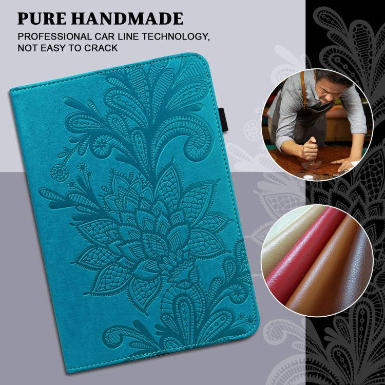Lace Flower Embossing Pattern Horizontal Flip Leather Case with Holder & Card Slots & Wallet & Photo Frame, For Samsung Galaxy Tab S8 / Galaxy Tab S7 SM-T870/SM-T875/SM-T876B, For Samsung Galaxy Tab A 8.0 2019 T290                                      ...