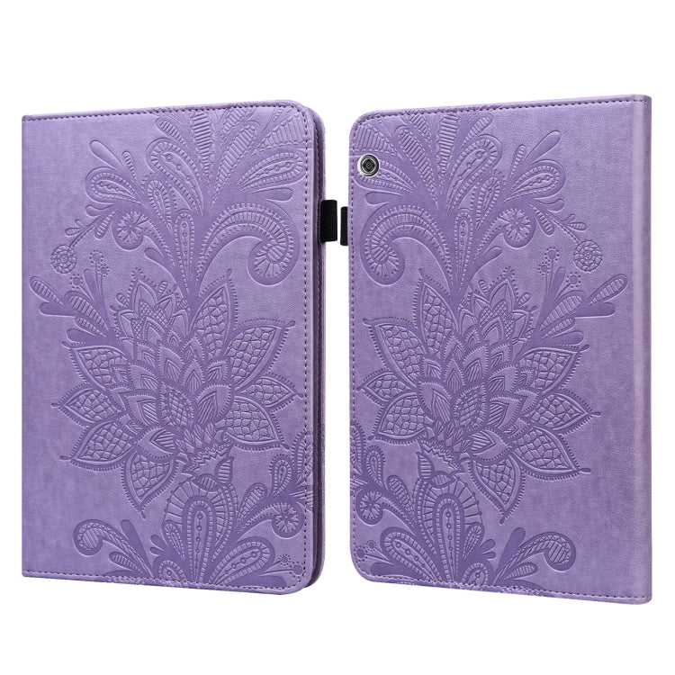 Lace Flower Embossing Pattern Horizontal Flip Leather Case with Holder & Card Slots & Wallet & Photo Frame, For Samsung Galaxy Tab S8 / Galaxy Tab S7 SM-T870/SM-T875/SM-T876B, For Samsung Galaxy Tab A 8.0 2019 T290                                      ...