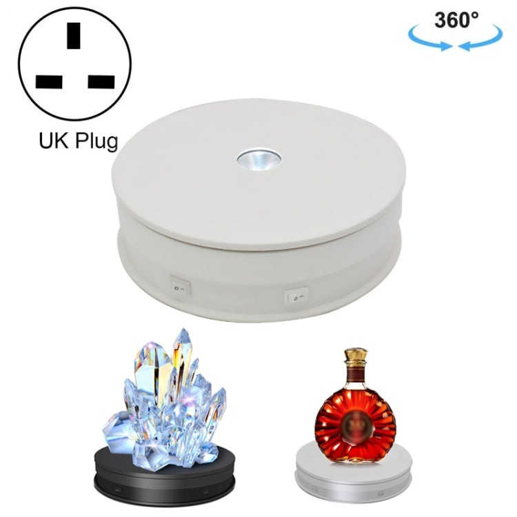 20cm Electric Rotating Turntable Display Stand Video Shooting Props Turntable for Photography, 20cm 110V US Plug, 20cm 220V EU Plug, 20cm 220V UK Plug, 20cm 220V AU Plug