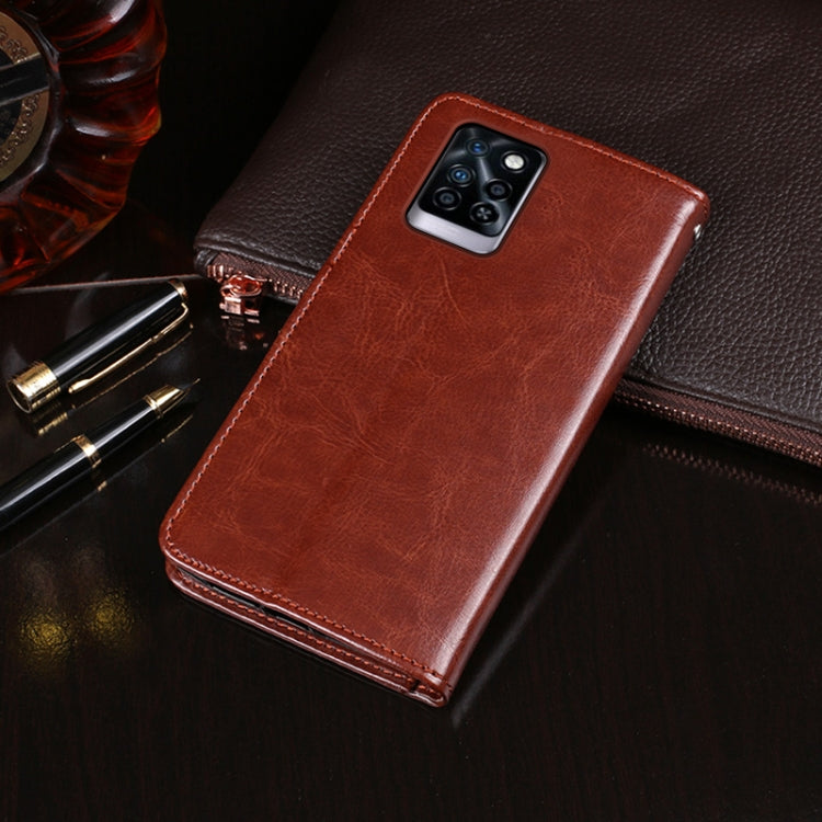 idewei Crazy Horse Texture Horizontal Flip Leather Case with Holder & Card Slots & Wallet, For ZTE Blade A71