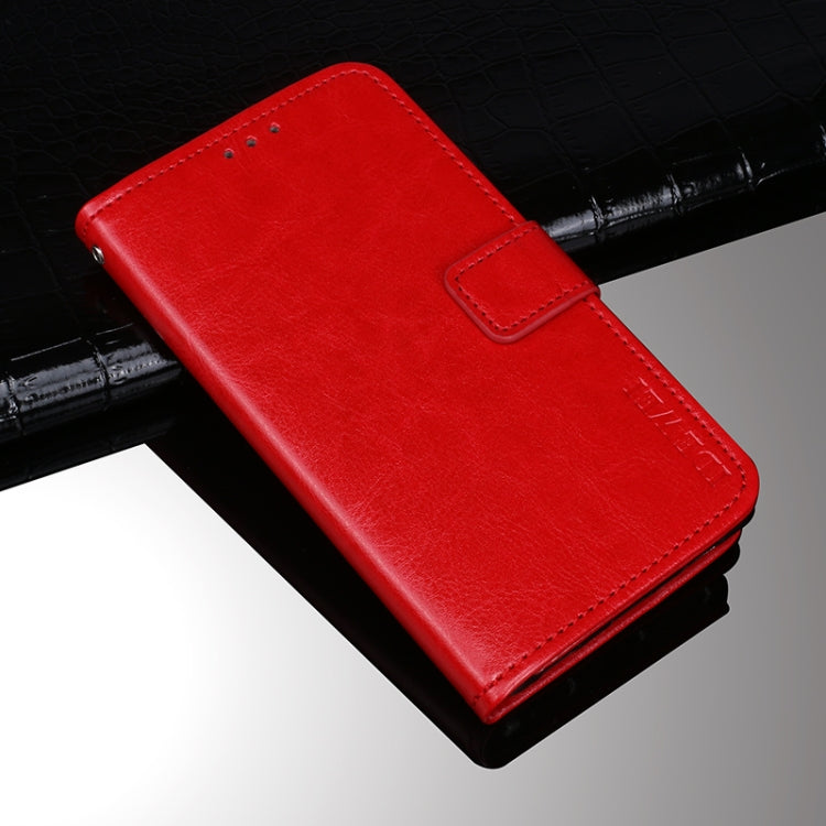 idewei Crazy Horse Texture Horizontal Flip Leather Case with Holder & Card Slots & Wallet, For ZTE Blade A71
