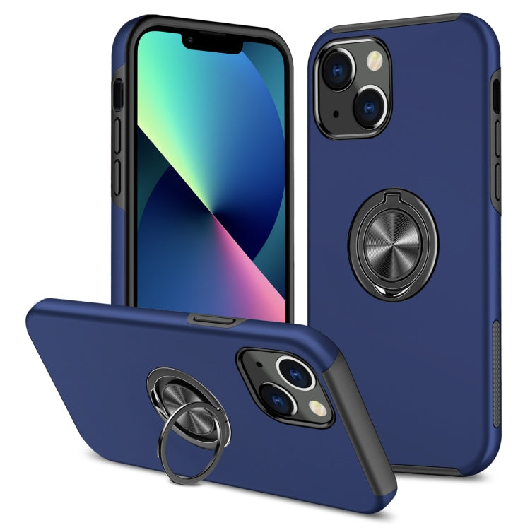 PC + TPU Shockproof Magnetic Protective Case with Invisible Ring Holder, For iPhone 13 mini, For iPhone 13, For iPhone 13 Pro