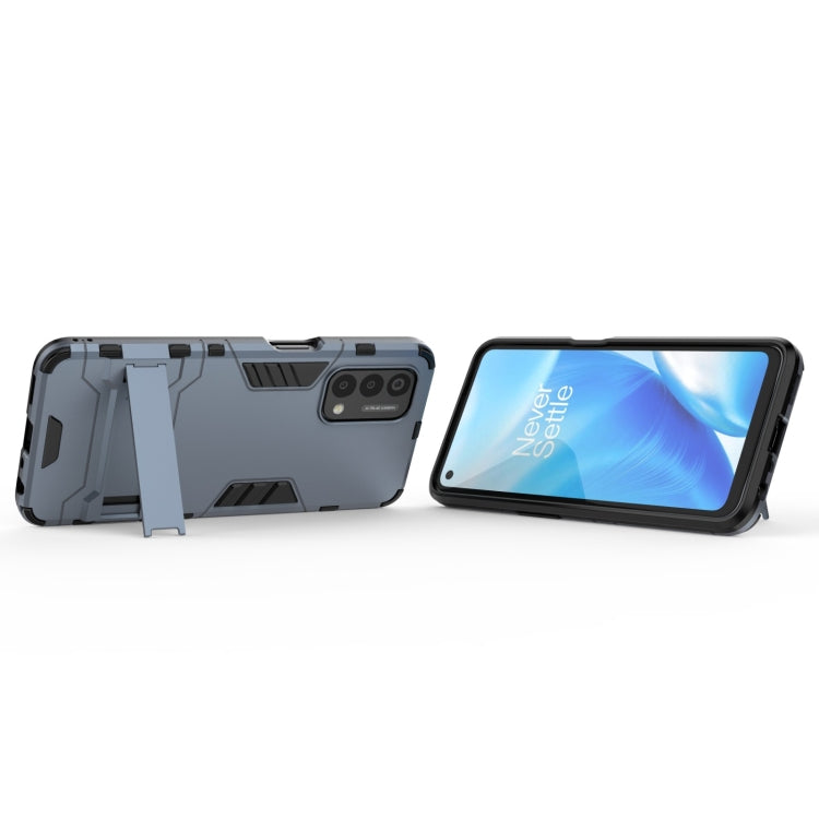 PC + TPU Shockproof Protective Case with Holder, For OnePlus Nord N200 5G