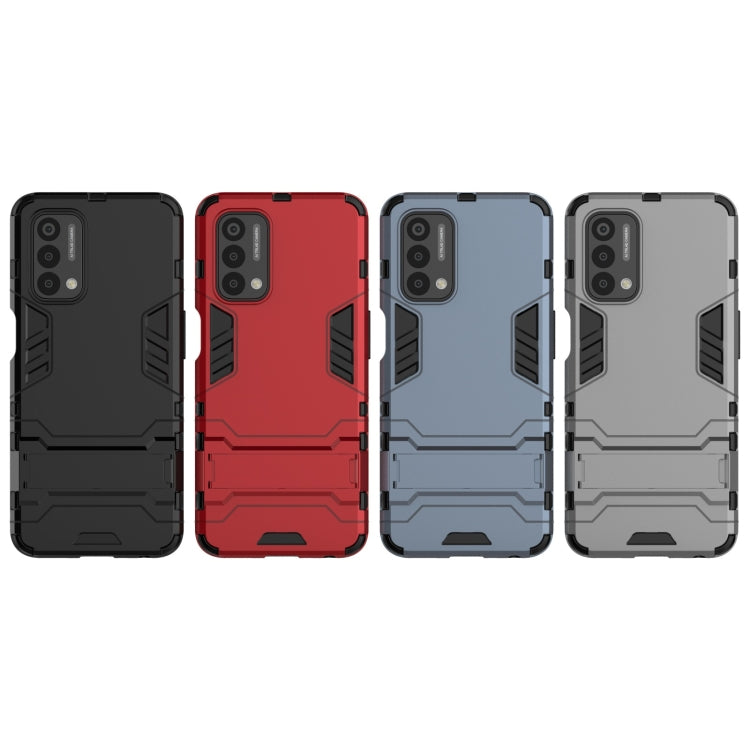 PC + TPU Shockproof Protective Case with Holder, For OnePlus Nord N200 5G