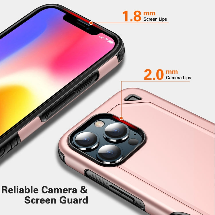 Power Armor PC + TPU Anti-fall Protective Case, For iPhone 13 Pro Max