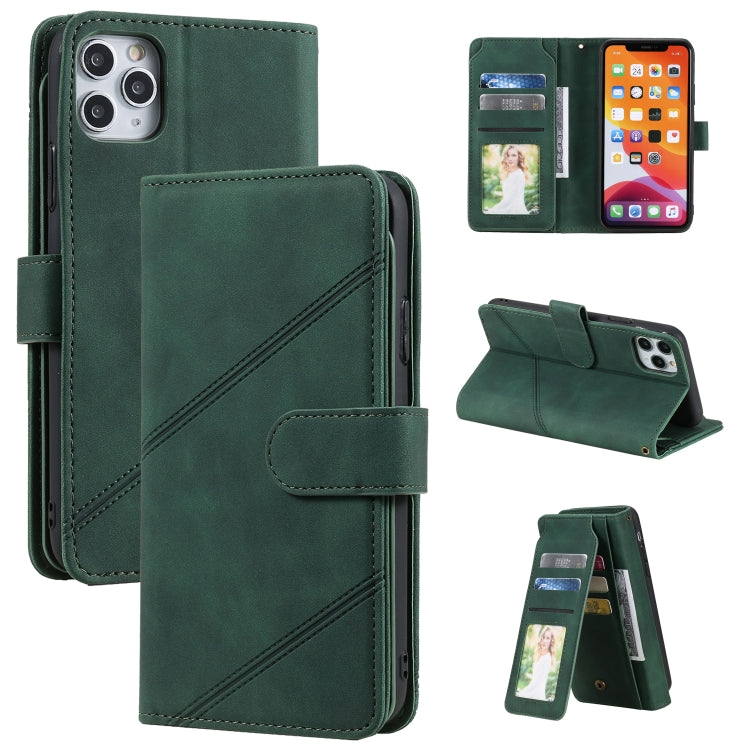 Skin Feel Business Horizontal Flip PU Leather Case with Holder & Multi-Card Slots & Wallet & Lanyard & Photo Frame, For iPhone 11, For iPhone 11 Pro, For iPhone 11 Pro Max, For iPhone 12 mini