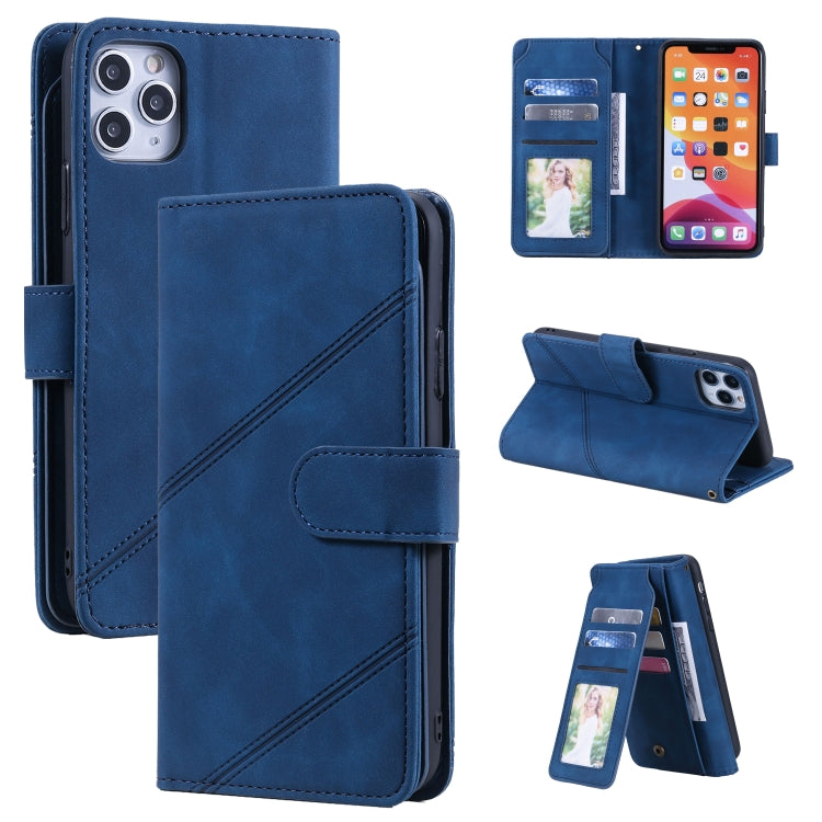 Skin Feel Business Horizontal Flip PU Leather Case with Holder & Multi-Card Slots & Wallet & Lanyard & Photo Frame, For iPhone 11, For iPhone 11 Pro, For iPhone 11 Pro Max, For iPhone 12 mini