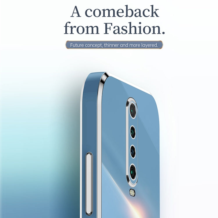 XINLI Straight Edge 6D Electroplate TPU Phone Case, For Xiaomi Redmi K30, For Xiaomi Redmi K30 Pro, For Xiaomi Redmi K40