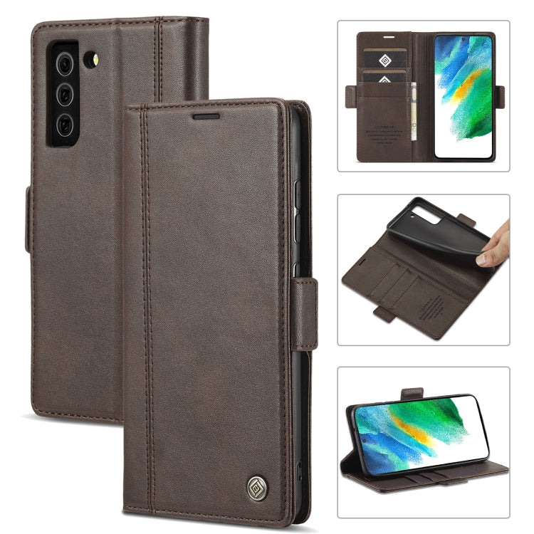 LC.IMEEKE Magnetic Buckle PU + TPU Horizontal Flip Leather Case with Holder & Card Slots & Wallet, For Samsung Galaxy S20+, For Samsung Galaxy S20 FE, For Samsung Galaxy S21 5G, For Samsung Galaxy S21+ 5G
