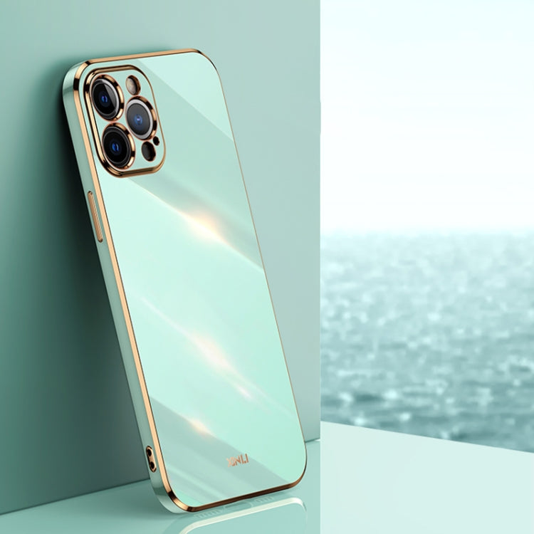 XINLI Straight Edge 6D Electroplate TPU Phone Case, For iPhone 12, For iPhone 12 mini, For iPhone 12 Pro Max