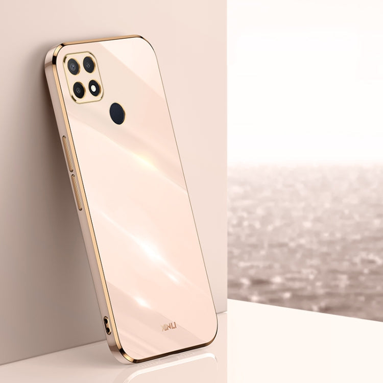 XINLI Straight Edge 6D Electroplate TPU Phone Case, For OPPO A9 2020 / A11x, For OPPO A15, For OPPO A52