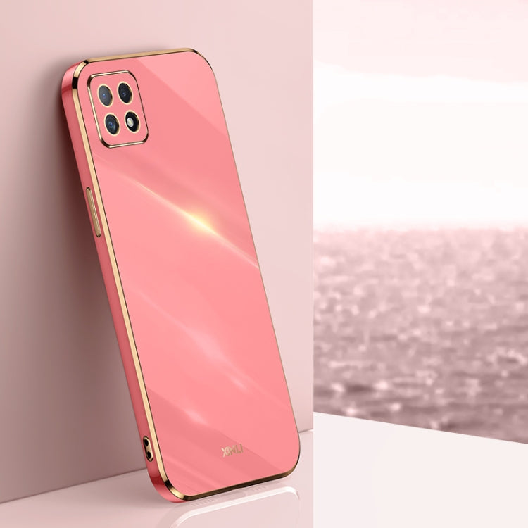 XINLI Straight Edge 6D Electroplate TPU Phone Case, For OPPO Reno4 Pro, For OPPO Reno4 SE, For OPPO Reno5 4G