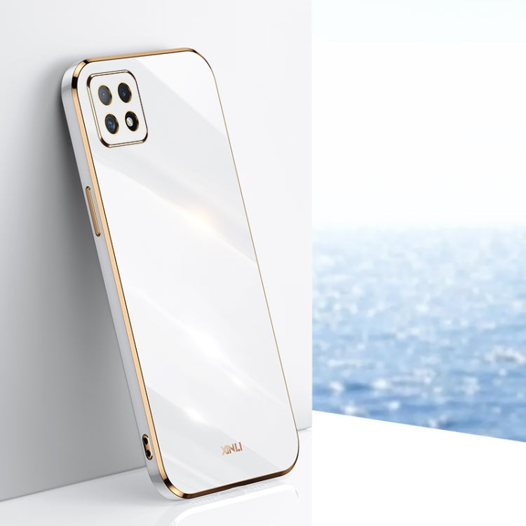 XINLI Straight Edge 6D Electroplate TPU Phone Case, For OPPO Reno4 Pro, For OPPO Reno4 SE, For OPPO Reno5 4G