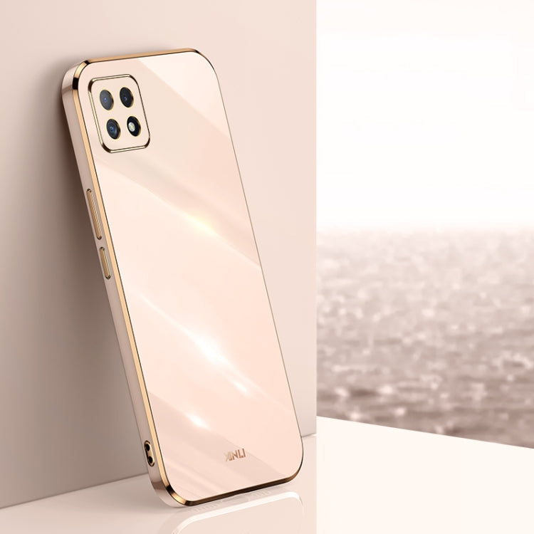 XINLI Straight Edge 6D Electroplate TPU Phone Case, For OPPO Reno6 5G, For OPPO Reno6 Pro 5G, For OPPO A53 5G, For OPPO A53