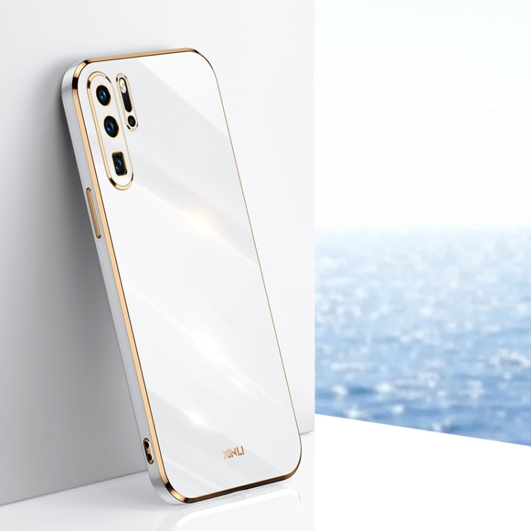 XINLI Straight Edge 6D Electroplate TPU Phone Case, For Huawei P30 Pro, For Huawei P30 Lite, For Huawei P40