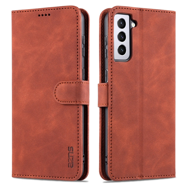 AZNS Skin Feel Calf Texture Horizontal Flip Leather Case with Card Slots & Holder & Wallet, For Samsung Galaxy S21 5G, For Samsung Galaxy S21 FE 5G, For Samsung Galaxy S21 Ultra 5G, For Samsung Galaxy S21+ 5G