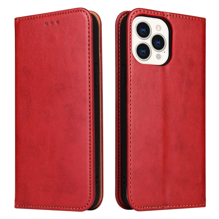 Fierre Shann PU Leather Texture Horizontal Flip Leather Case with Holder & Card Slots & Wallet, For iPhone 13 Pro, For iPhone 13 Pro Max, For iPhone 13 mini, For iPhone 13