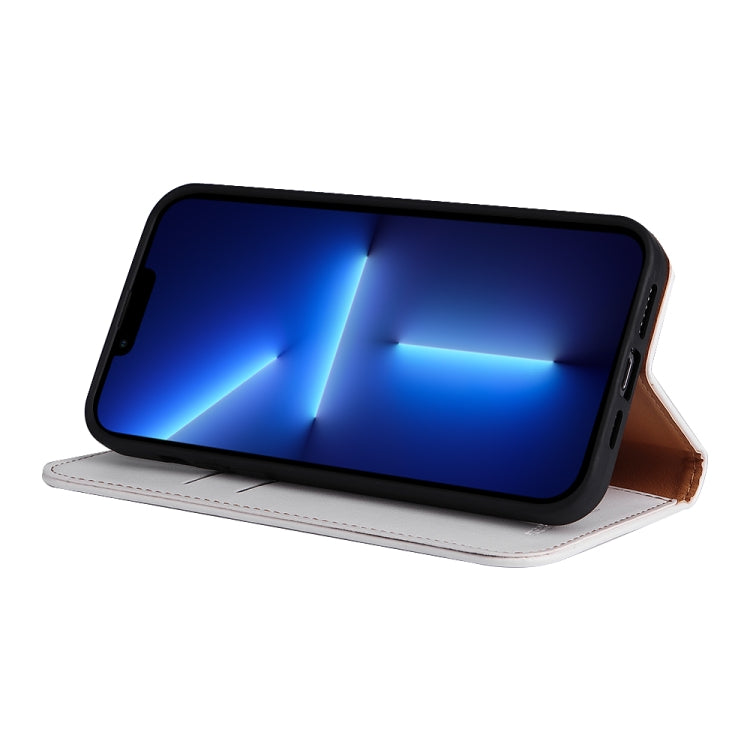 Fierre Shann PU Leather Texture Horizontal Flip Leather Case with Holder & Card Slots & Wallet, For iPhone 13 Pro, For iPhone 13 Pro Max, For iPhone 13 mini, For iPhone 13