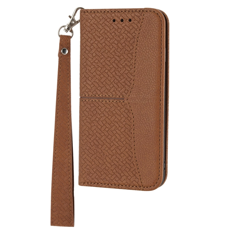 Woven Texture Stitching Magnetic Horizontal Flip PU Leather Case with Holder & Card Slots & Wallet & Lanyard, For Honor 50 SE