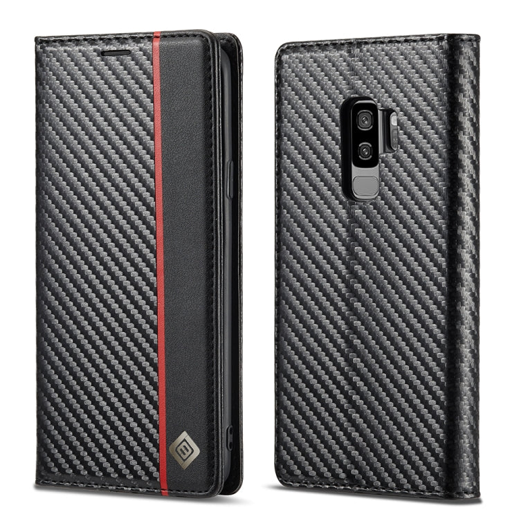 LC.IMEEKE Carbon Fiber PU + TPU Horizontal Flip Leather Case with Holder & Card Slot & Wallet, For Samsung Galaxy A12 5G, For Samsung Galaxy A22 4G, For Samsung Galaxy A22 5G, For Samsung Galaxy A32 4G, For Samsung Galaxy A51 4G / M40s...