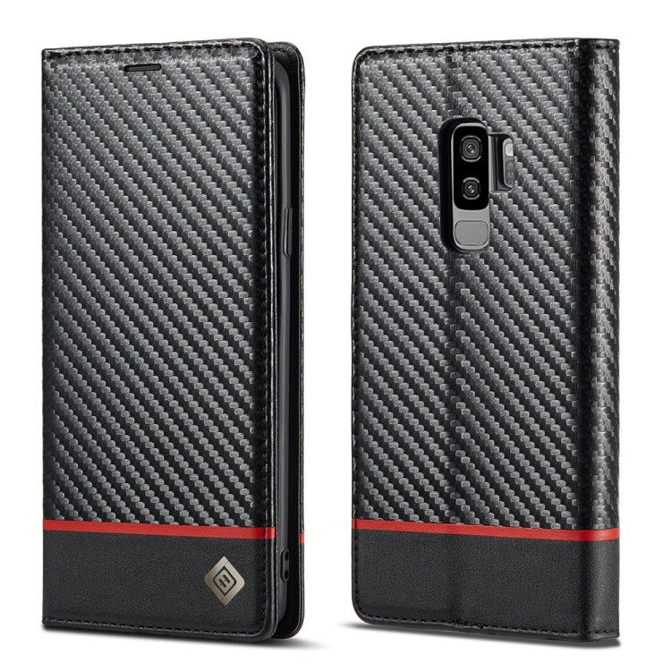 LC.IMEEKE Carbon Fiber PU + TPU Horizontal Flip Leather Case with Holder & Card Slot & Wallet, For Samsung Galaxy A12 5G, For Samsung Galaxy A22 4G, For Samsung Galaxy A22 5G, For Samsung Galaxy A32 4G, For Samsung Galaxy A51 4G / M40s...