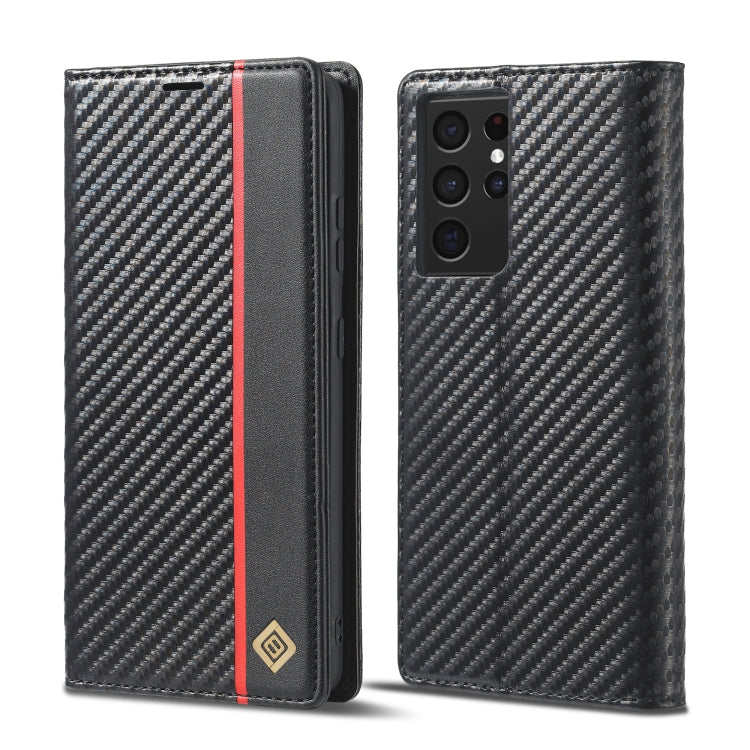 LC.IMEEKE Carbon Fiber PU + TPU Horizontal Flip Leather Case with Holder & Card Slot & Wallet, For Samsung Galaxy S10, For Samsung Galaxy S10+, For Samsung Galaxy S20, For Samsung Galaxy S20+, For Samsung Galaxy S20 FE, For Samsung Galaxy S21 5G...