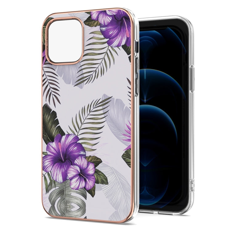 Electroplating Pattern IMD TPU Shockproof Case, For iPhone 13 mini, For iPhone 13, For iPhone 13 Pro, For iPhone 13 Pro Max