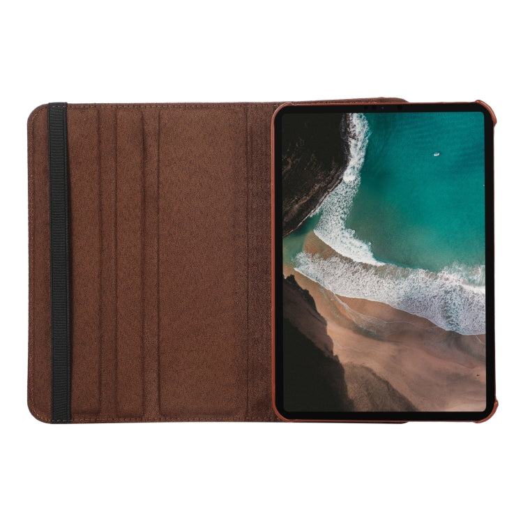 360 Degree Rotation Litchi Texture Flip Leather Case with Holder, For iPad mini 6 / mini 2024