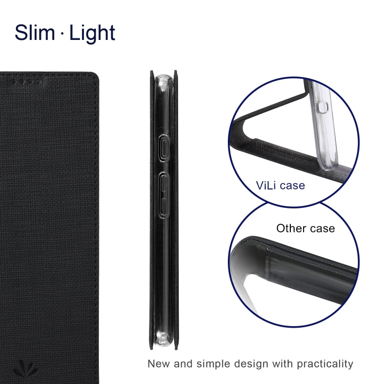 ViLi DMX Series Shockproof TPU + PU Leather Magnetic Attraction Horizontal Flip Case with Card Slot & Holder, For Google Pixel 5a, For Google Pixel 6, For Xiaomi Mi 11 Ultra, For OnePlus Nord CE 5G