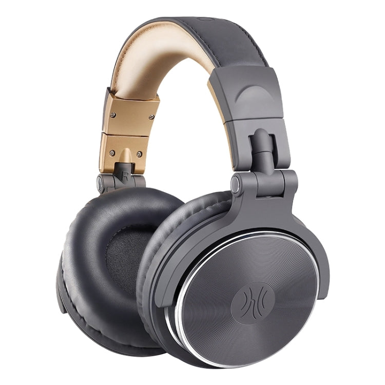 OneOdio Pro-10 Head-mounted Noise Reduction Wired Headphone with Microphone, Black Red, Grey Blue, Blue, Rose Gold