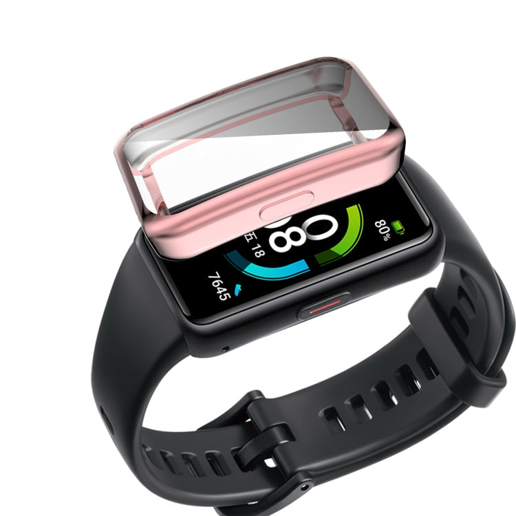 Full Coverage TPU Electroplating Protective Case Cover, For Huawei Band 6 / 6 Pro / Honor Band 6
