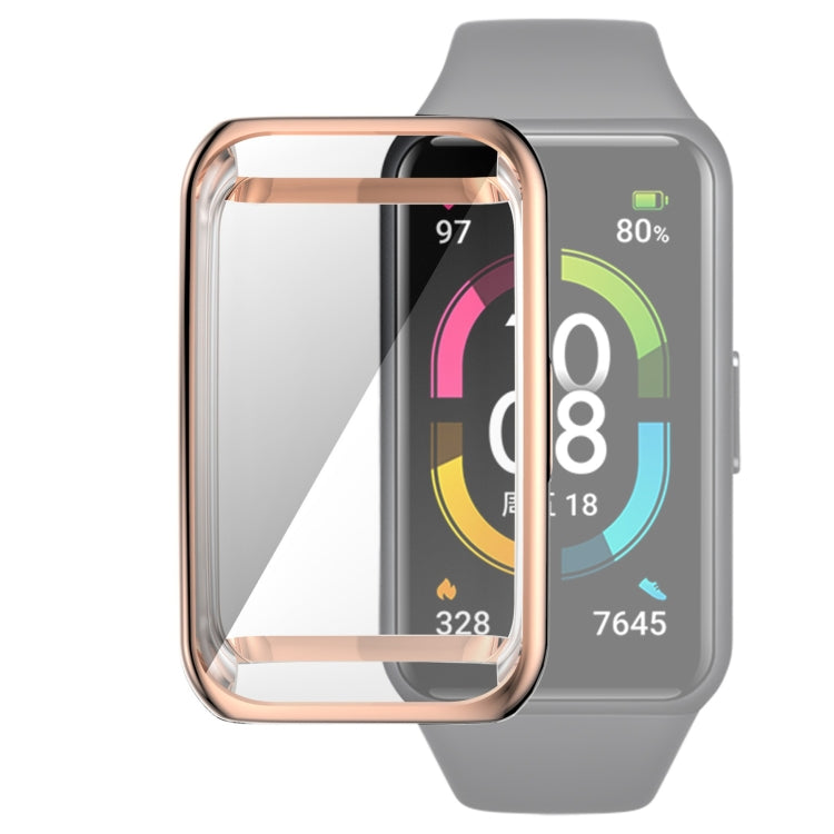 Full Coverage TPU Electroplating Protective Case Cover, For Huawei Band 6 / 6 Pro / Honor Band 6
