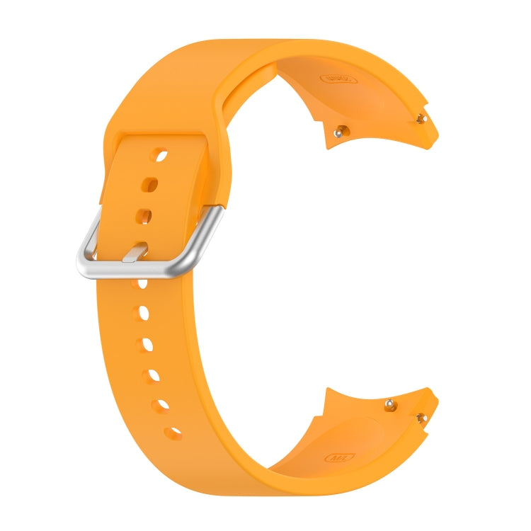 Silicone Silver Round Buckle Replacement Strap Watchband, Silver Round Buckle