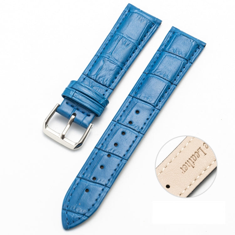 Two-layer Cowhide Leather Bamboo Joint Texture Replacement Strap Watchband, 10mm, 14mm, 16mm, 18mm
