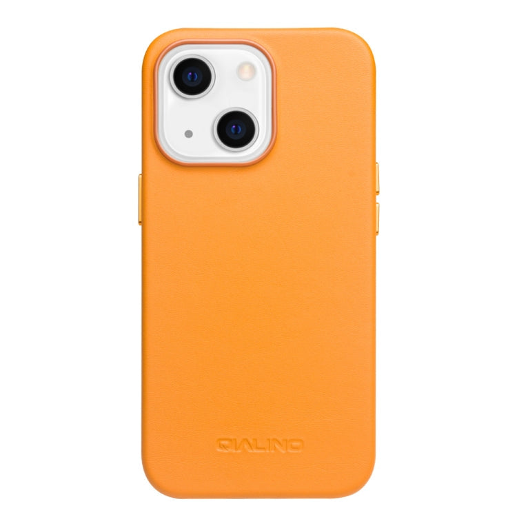 QIALINO Nappa Cowhide MagSafe Magnetic Protective Case, For iPhone 13 Pro, For iPhone 13 Pro Max, For iPhone 13, For iPhone 13 mini