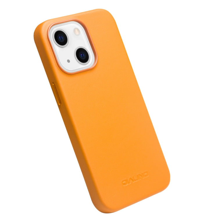 QIALINO Nappa Cowhide MagSafe Magnetic Protective Case, For iPhone 13 Pro, For iPhone 13 Pro Max, For iPhone 13, For iPhone 13 mini