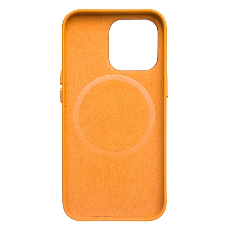 QIALINO Nappa Cowhide MagSafe Magnetic Protective Case, For iPhone 13 Pro, For iPhone 13 Pro Max, For iPhone 13, For iPhone 13 mini