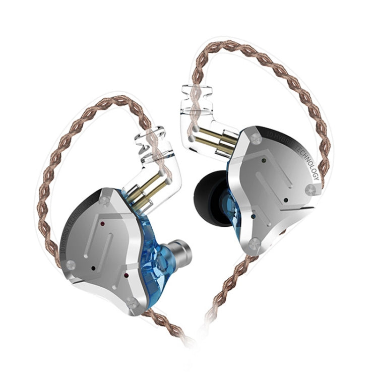 KZ ZS10 Pro 10-unit Ring Iron Gaming In-ear Wired Earphone,, ZS10 Pro Mic Version(Blue), ZS10 Pro Mic Version(Streamer Blue), ZS10 Pro Mic Version(Glare Gold), ZS10 Pro Mic Version(Purple), ZS10 Pro Mic Version(Diamond Blue)...