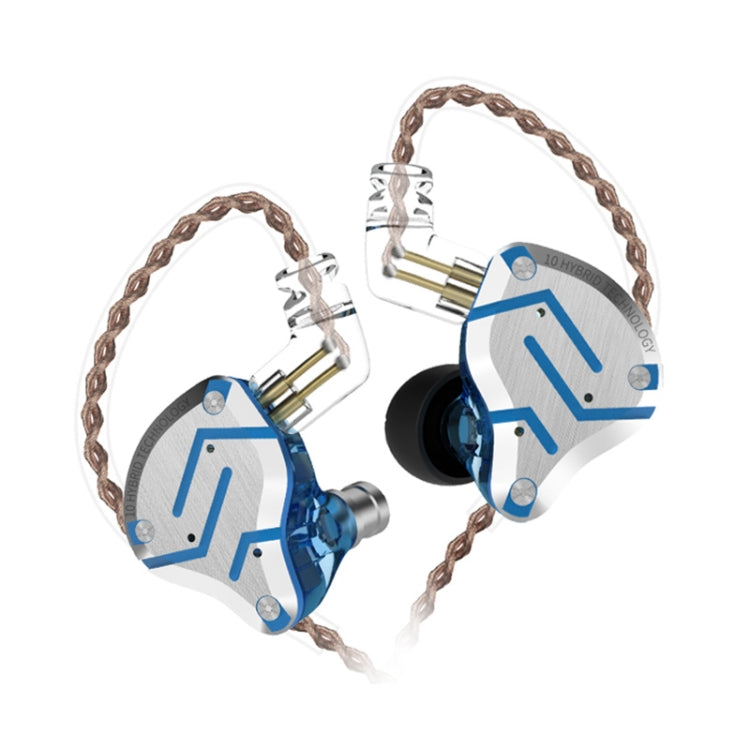 KZ ZS10 Pro 10-unit Ring Iron Gaming In-ear Wired Earphone,, ZS10 Pro Mic Version(Blue), ZS10 Pro Mic Version(Streamer Blue), ZS10 Pro Mic Version(Glare Gold), ZS10 Pro Mic Version(Purple), ZS10 Pro Mic Version(Diamond Blue)...