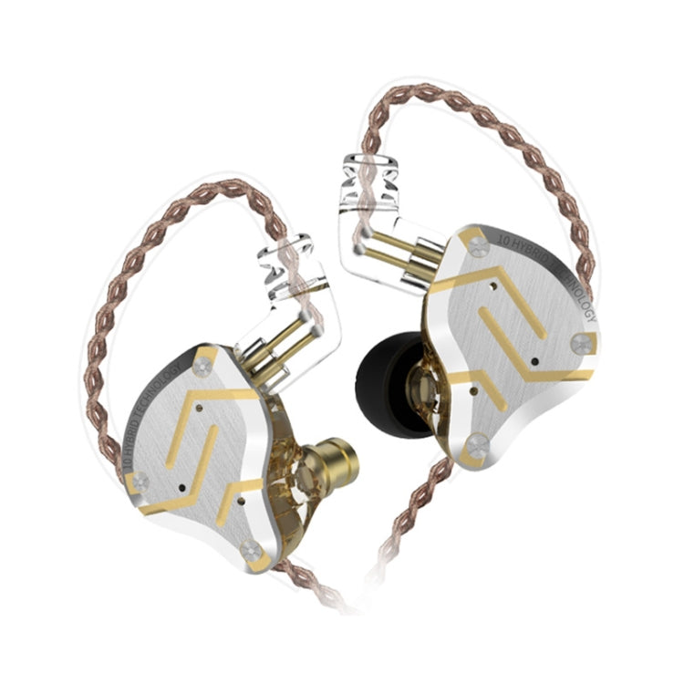 KZ ZS10 Pro 10-unit Ring Iron Gaming In-ear Wired Earphone,, ZS10 Pro Mic Version(Blue), ZS10 Pro Mic Version(Streamer Blue), ZS10 Pro Mic Version(Glare Gold), ZS10 Pro Mic Version(Purple), ZS10 Pro Mic Version(Diamond Blue)...