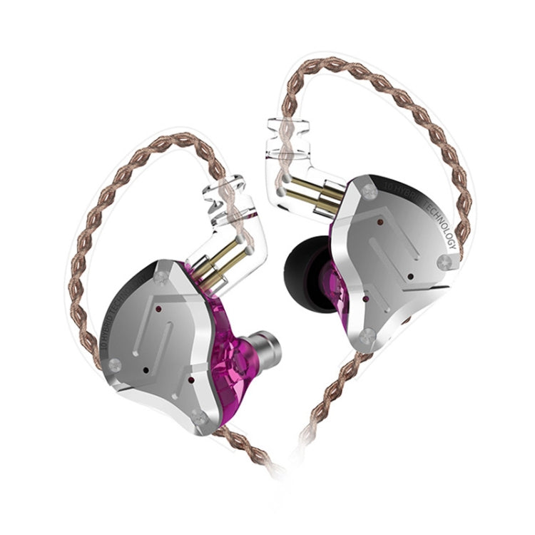KZ ZS10 Pro 10-unit Ring Iron Gaming In-ear Wired Earphone,, ZS10 Pro Mic Version(Blue), ZS10 Pro Mic Version(Streamer Blue), ZS10 Pro Mic Version(Glare Gold), ZS10 Pro Mic Version(Purple), ZS10 Pro Mic Version(Diamond Blue)...