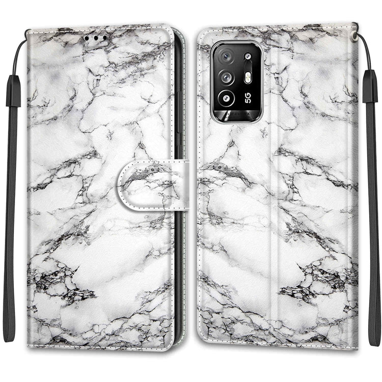 Voltage Coloured Drawing Magnetic Clasp Horizontal Flip PU Leather Case with Holder & Card Slots, For Samsung Galaxy A22 5G