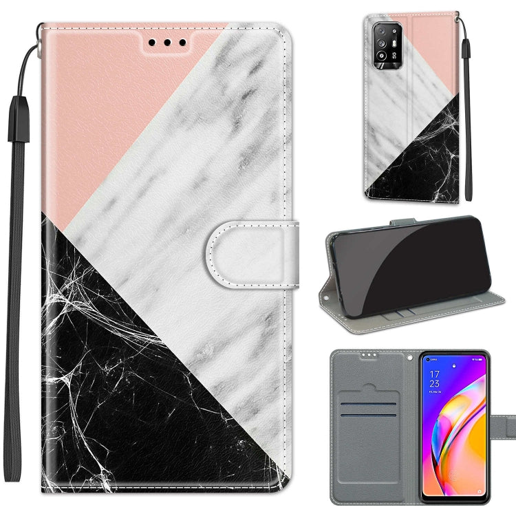 Voltage Coloured Drawing Magnetic Clasp Horizontal Flip PU Leather Case with Holder & Card Slots, For Samsung Galaxy A22 5G