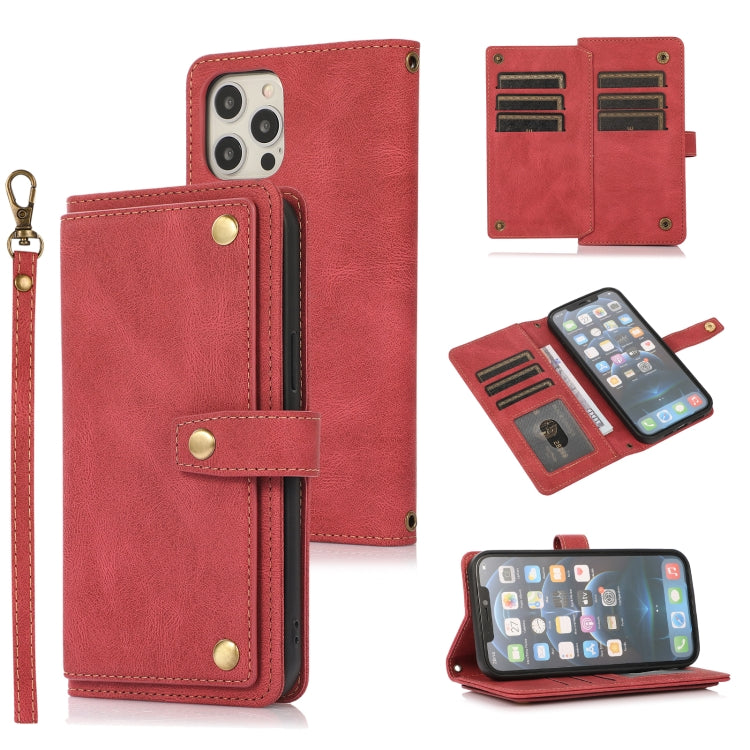 PU + TPU Horizontal Flip Leather Case with Holder & Card Slot & Wallet & Lanyard, For iPhone 12 mini, For iPhone 12 / 12 Pro, For iPhone 12 Pro Max, For iPhone 13 mini
